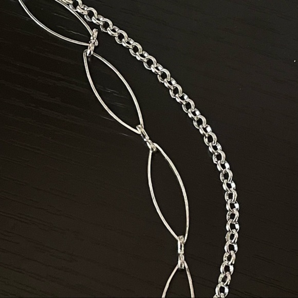 $49 SALE Handmade Layered Chain Metal Tree of Life Pendant Necklace Boho Zen - Picture 6 of 8